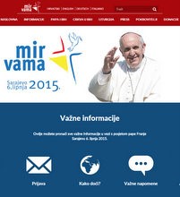 Otvorena službena mrežna stranica za pohod pape Franje Sarajevu